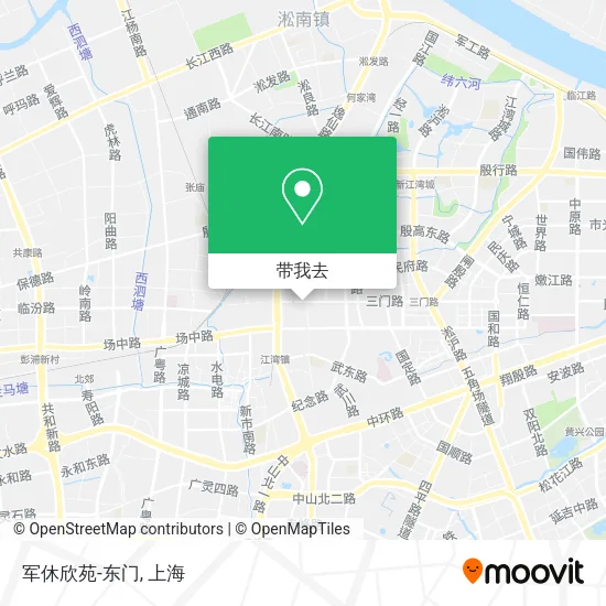 军休欣苑-东门地图