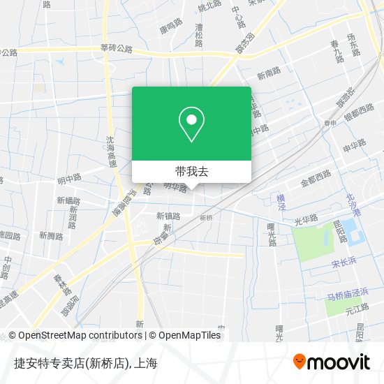 捷安特专卖店(新桥店)地图