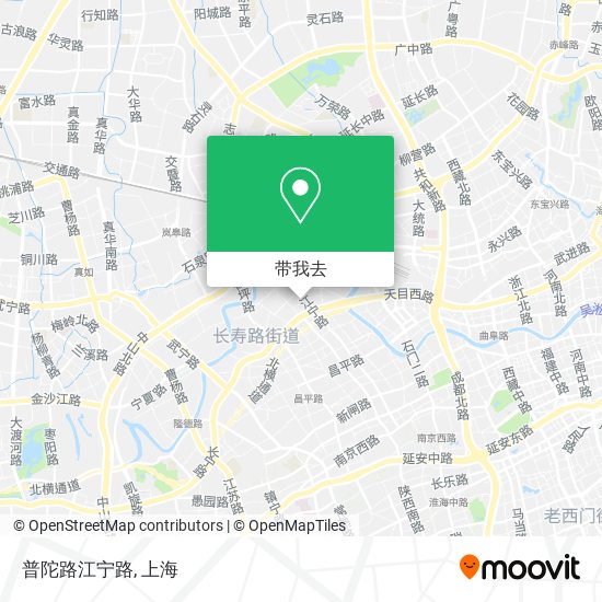 普陀路江宁路地图