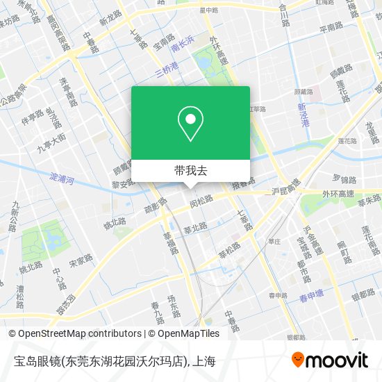 宝岛眼镜(东莞东湖花园沃尔玛店)地图