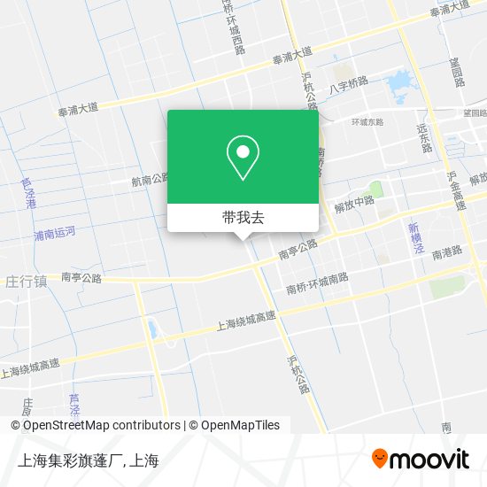 上海集彩旗蓬厂地图