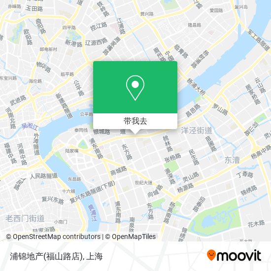 浦锦地产(福山路店)地图