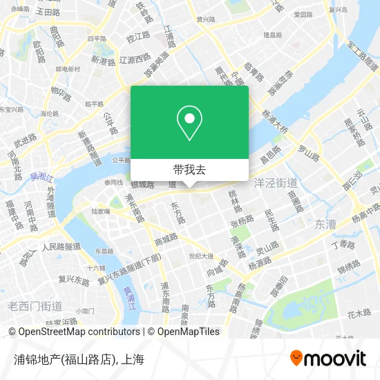 浦锦地产(福山路店)地图