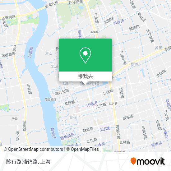 陈行路浦锦路地图