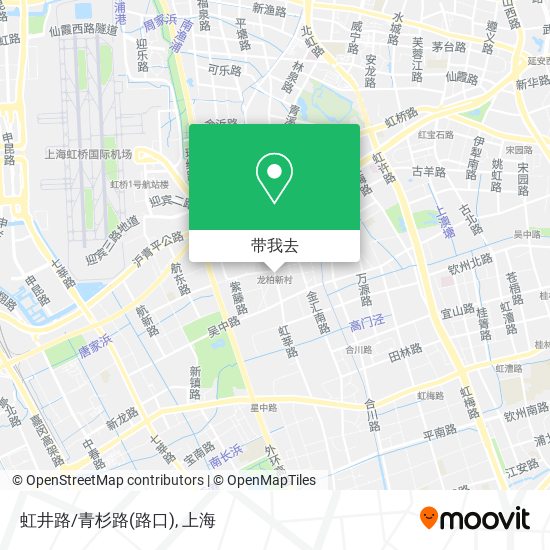 虹井路/青杉路(路口)地图