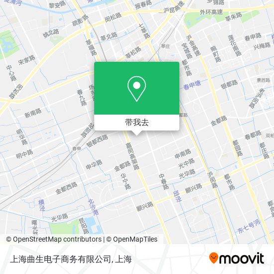 上海曲生电子商务有限公司地图