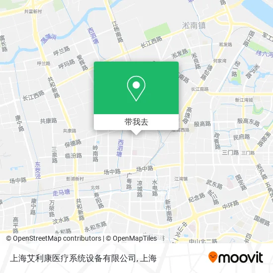 上海艾利康医疗系统设备有限公司地图