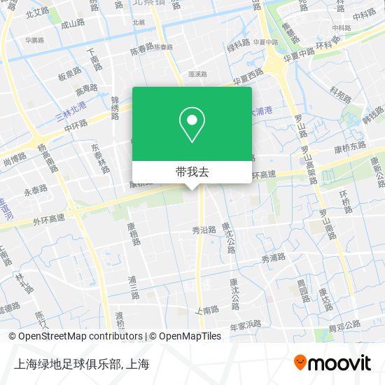 上海绿地足球俱乐部地图