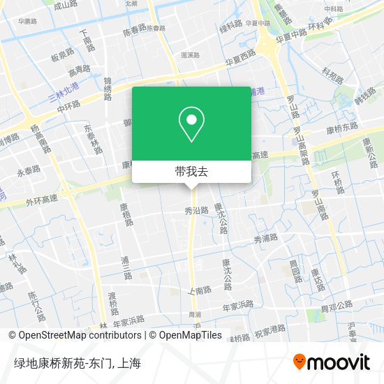 绿地康桥新苑-东门地图