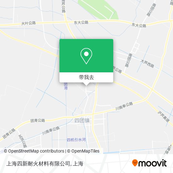 上海四新耐火材料有限公司地图