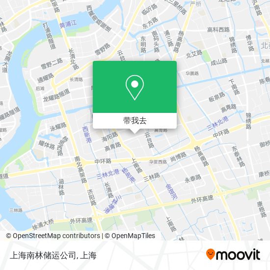 上海南林储运公司地图
