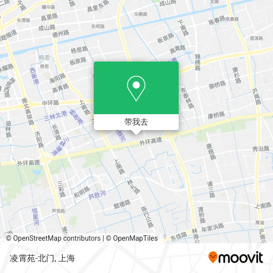 凌霄苑-北门地图