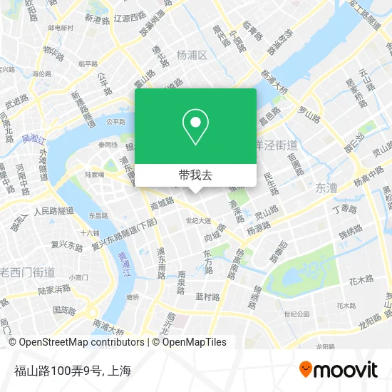 福山路100弄9号地图