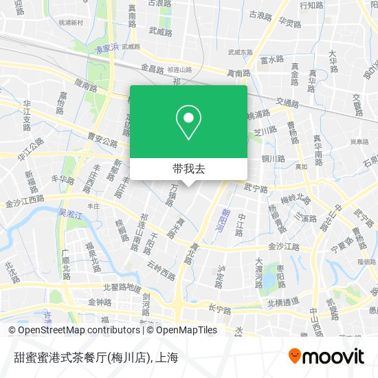 甜蜜蜜港式茶餐厅(梅川店)地图