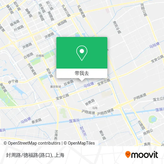 封周路/德福路(路口)地图