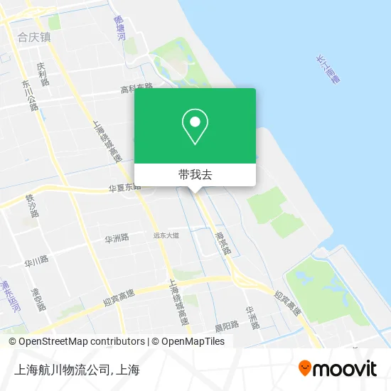 上海航川物流公司地图