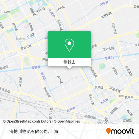 上海博川物流有限公司地图