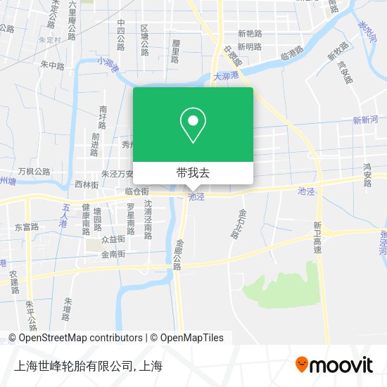 上海世峰轮胎有限公司地图