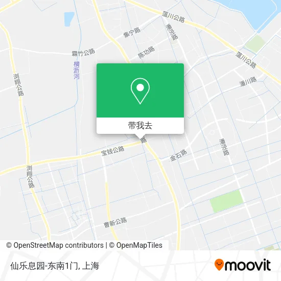 仙乐息园-东南1门地图