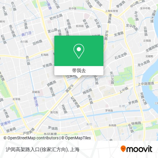 沪闵高架路入口(徐家汇方向)地图