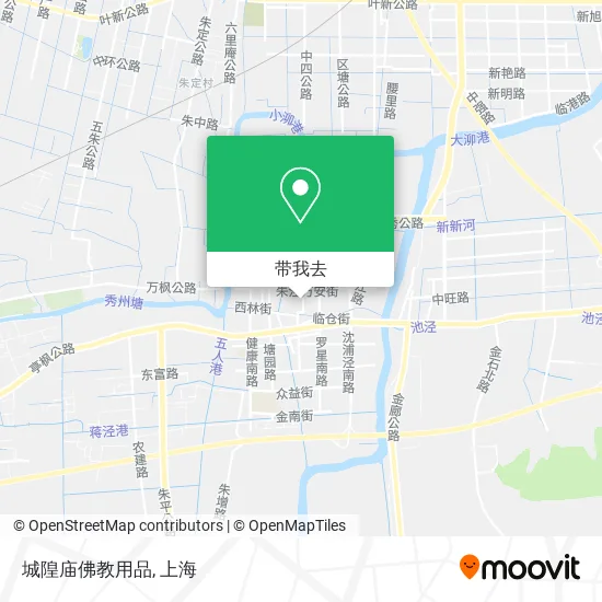 城隍庙佛教用品地图