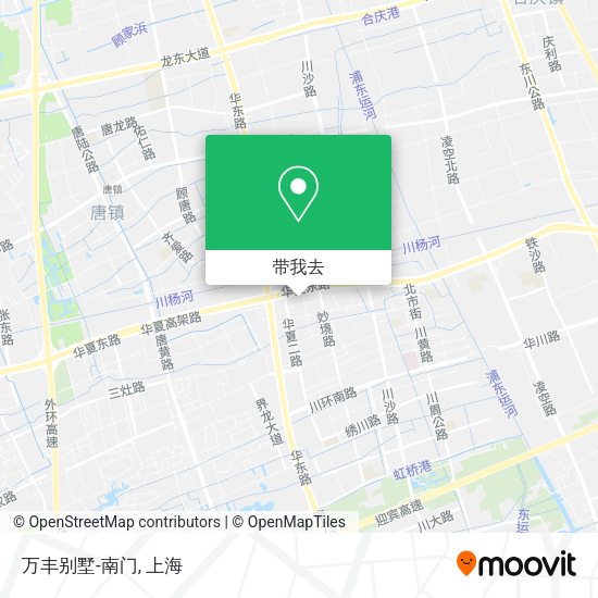 万丰别墅-南门地图