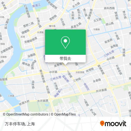 万丰停车场地图