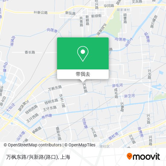 万枫东路/兴新路(路口)地图