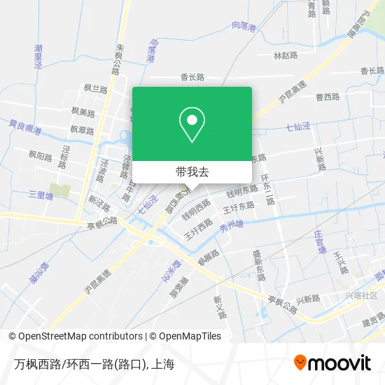万枫西路/环西一路(路口)地图