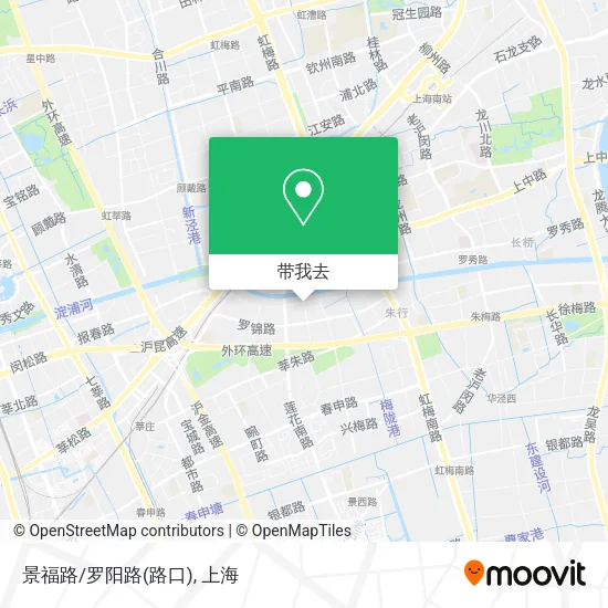 景福路/罗阳路(路口)地图