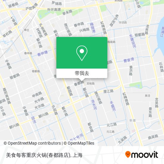 美食每客重庆火锅(春都路店)地图