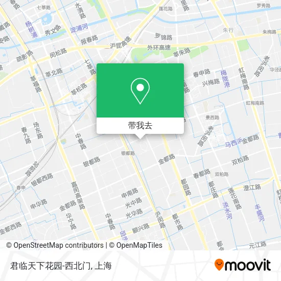 君临天下花园-西北门地图