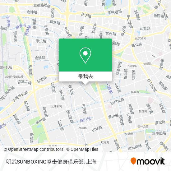 明武SUNBOXING拳击健身俱乐部地图