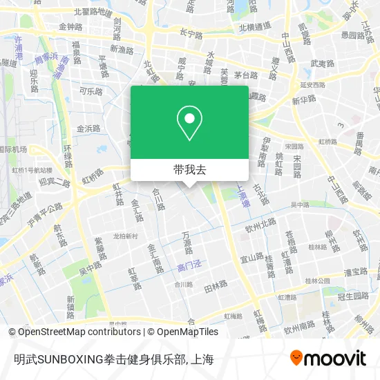 明武SUNBOXING拳击健身俱乐部地图