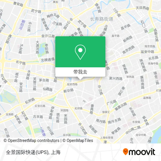 全景国际快递(UPS)地图