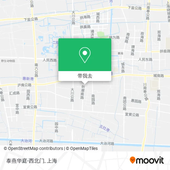 泰燕华庭-西北门地图