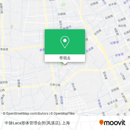 中脉Laca形体管理会所(凤溪店)地图