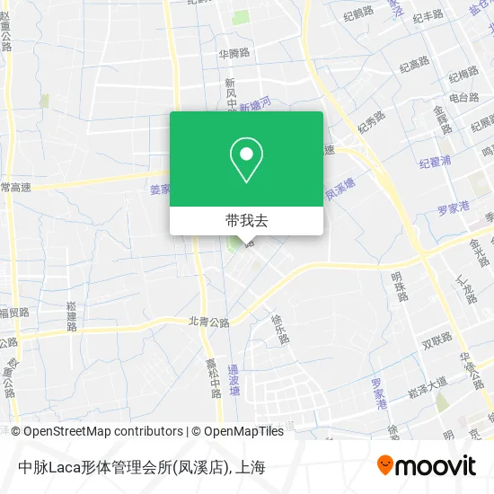 中脉Laca形体管理会所(凤溪店)地图