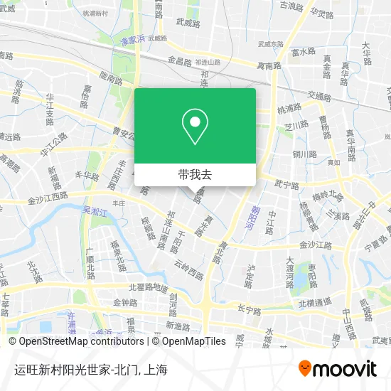运旺新村阳光世家-北门地图