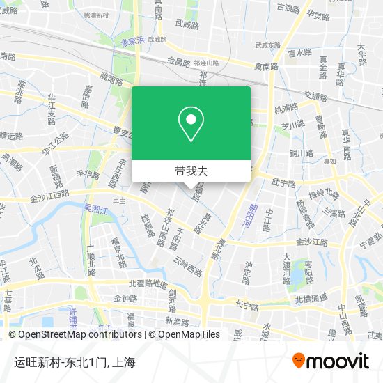 运旺新村-东北1门地图