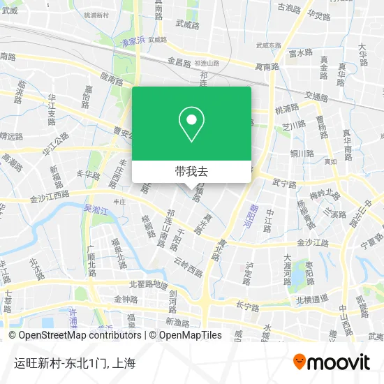 运旺新村-东北1门地图