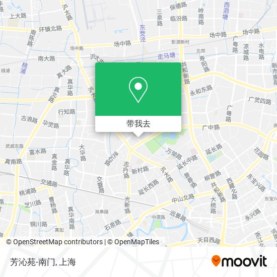 芳沁苑-南门地图