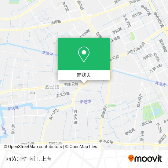 丽茵别墅-南门地图