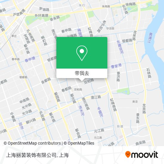 上海丽茵装饰有限公司地图