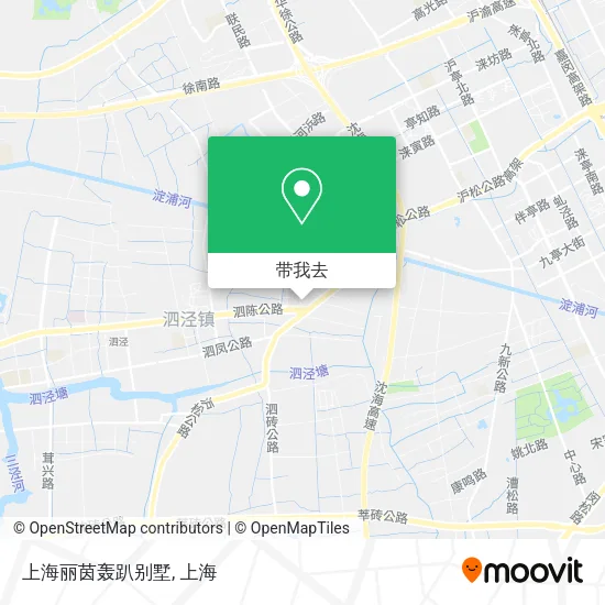 上海丽茵轰趴别墅地图