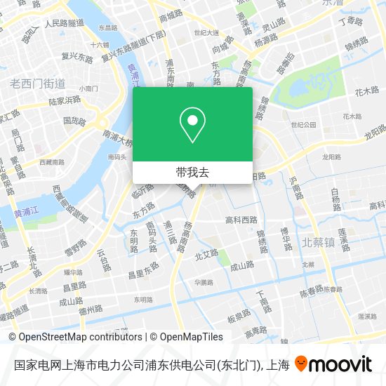 国家电网上海市电力公司浦东供电公司(东北门)地图