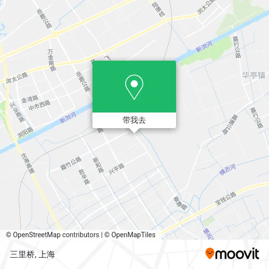 三里桥地图