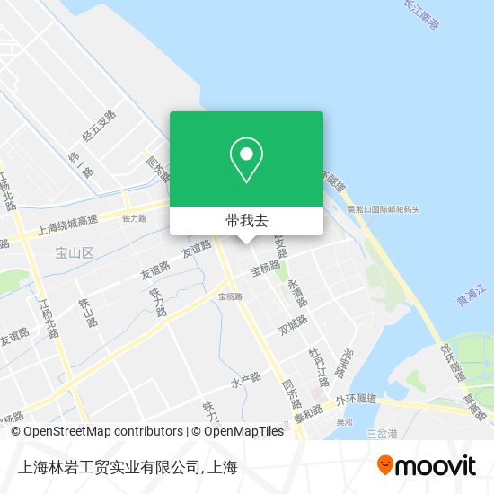 上海林岩工贸实业有限公司地图