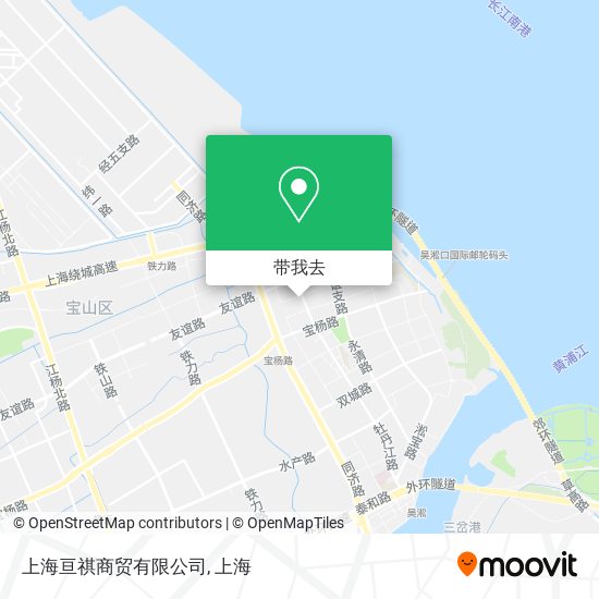 上海亘祺商贸有限公司地图
