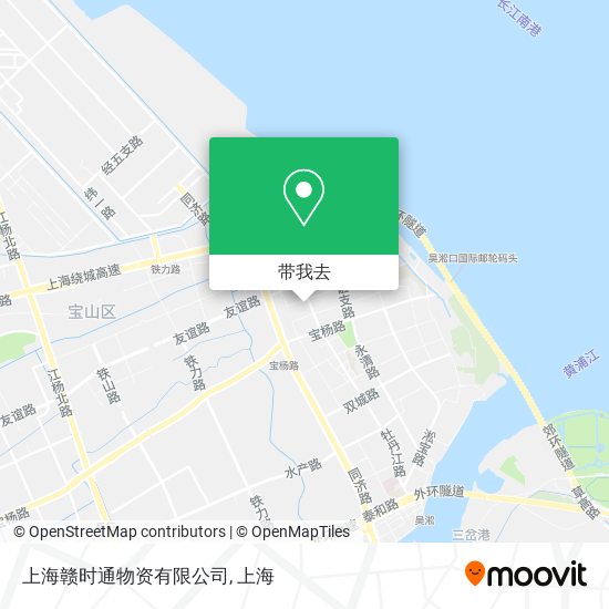 上海赣时通物资有限公司地图